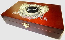 УФ-печать на дереве Шкатулка новобрачных